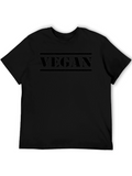 Vegan Statement T-Shirt - Bold Graphic Tee