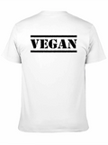 Vegan Statement T-Shirt - Bold Graphic Tee