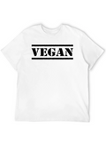 Vegan Statement T-Shirt - Bold Graphic Tee