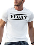 Vegan Statement T-Shirt - Bold Graphic Tee