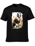 Badger Graphic Tee - Nature Inspired Design