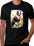 Badger Graphic Tee - Nature Inspired Design
