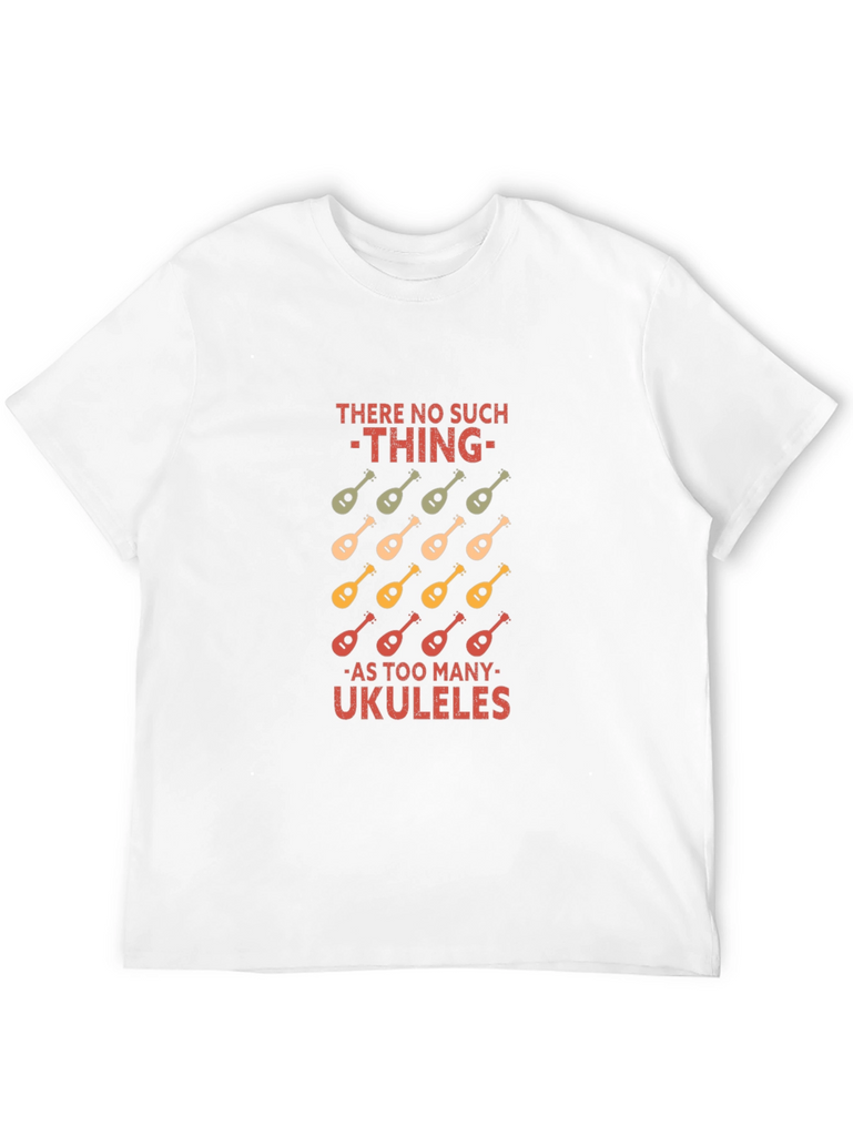 Ukulele Lover T-Shirt - Too Many Ukuleles Graphic Tee