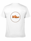 Mens Black T-shirt with Shoe Design