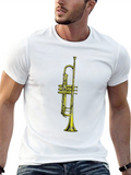 Trumpet Graphic Black T-Shirt
