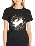 Just a Girl Who Loves Rabbits T-Shirt