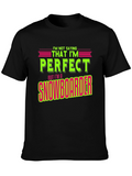 Funny Snowboarder T-Shirt - Im Not Saying Im Perfect