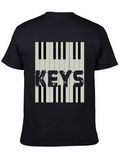 Piano Keys T-Shirt - Music Lover Tee