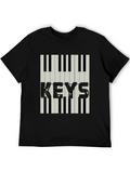 Piano Keys T-Shirt - Music Lover Tee
