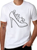 High Heel Shoe Makeup T-Shirt