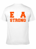 E11A Strong Graphic T-Shirt - Black Cotton Tee