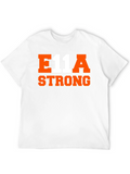 E11A Strong Graphic T-Shirt - Black Cotton Tee