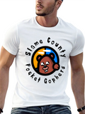 Slame County Pocket Gophers Black T-Shirt
