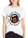 Slame County Pocket Gophers Black T-Shirt