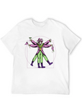 Vitruvian Mardi Gras Jester T-Shirt