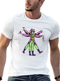 Vitruvian Mardi Gras Jester T-Shirt