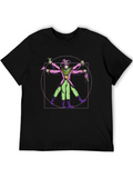 Vitruvian Mardi Gras Jester T-Shirt