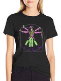 Vitruvian Mardi Gras Jester T-Shirt