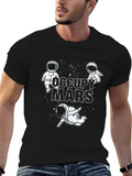 Occupy Mars Graphic T-Shirt - Astronaut Design