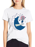 Skeleton Surfer Graphic Tee