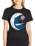 Skeleton Surfer Graphic Tee