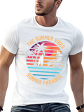 Summer Vibes T-Shirt: Tropical Beach Paradise Tee