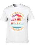 Summer Vibes T-Shirt: Tropical Beach Paradise Tee
