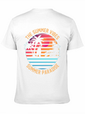 Summer Vibes T-Shirt: Tropical Beach Paradise Tee