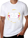 Just Married 25 Years Ago Anniversary T-Shirt
