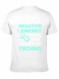Destroy Negative Energy Techno Music T-Shirt
