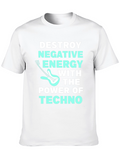 Destroy Negative Energy Techno Music T-Shirt