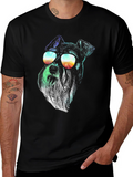 Cool Dog T-Shirt - Retro Sunglasses Design