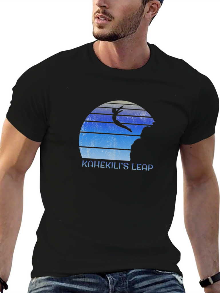 Kahekilis Leap Graphic T-Shirt - Black
