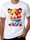 Hamster Tee: Cute Cartoon Animal Graphic Shirt