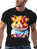 Hamster Tee: Cute Cartoon Animal Graphic Shirt