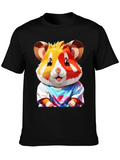 Hamster Tee: Cute Cartoon Animal Graphic Shirt