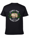 Chill Mal Bin Im Ruhestand Sloth T-Shirt