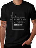Suitcase Mindset Black T-Shirt