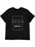 Suitcase Mindset Black T-Shirt