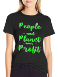 People Planet Over Profit T-Shirt