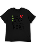 Cant Stop the Hop Black Graphic Tee