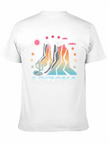 Retro Arizona Graphic T-Shirt - Desert Landscape Tee
