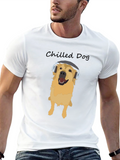 Chilled Dog T-Shirt - Cool Canine Design