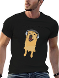Chilled Dog T-Shirt - Cool Canine Design