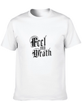 Feel My Wrath Black Graphic T-Shirt