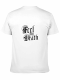 Feel My Wrath Black Graphic T-Shirt