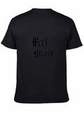 Feel My Wrath Black Graphic T-Shirt