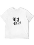 Feel My Wrath Black Graphic T-Shirt