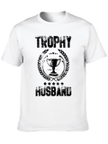 Trophy Husband Graphic Tee - Black