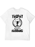 Trophy Husband Graphic Tee - Black